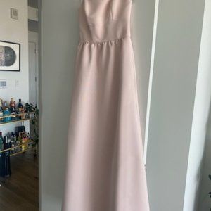 Amsale Blush/Light Pink Formal Dress